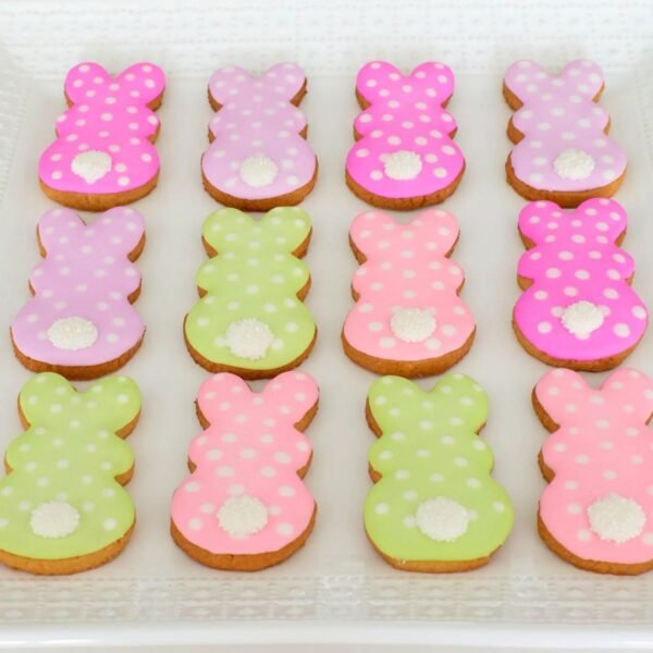Celebra la primavera con las galletas de conejitos de Annycake