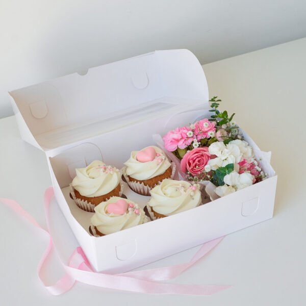 Cupcakes decorados con flores para regalar en el Día de la Madre de AnnyCake